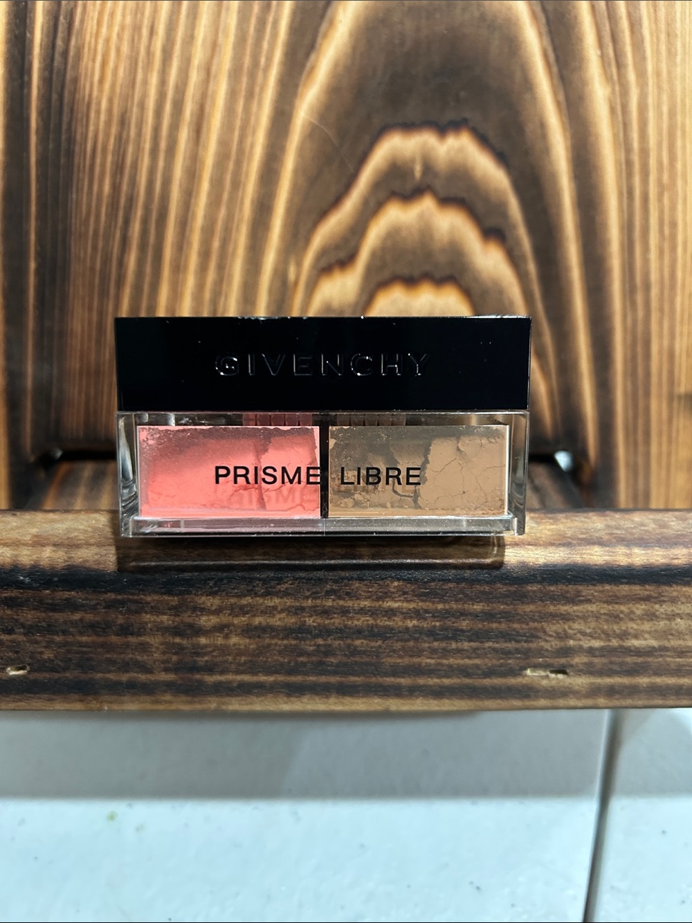 Givenchy Dual Compact Highlighter & Blush — Coral & Champagne Gold
